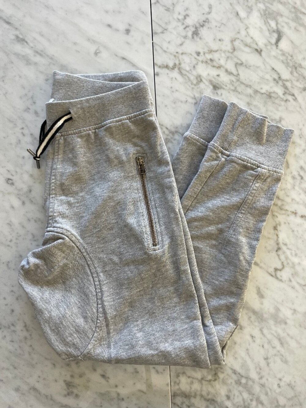 Molo Grey Sweatpants with black & white drawstring